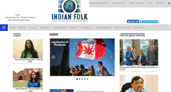 Desktop Screenshot of indianfolk.com