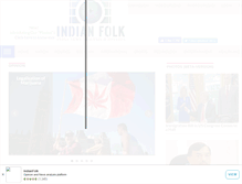 Tablet Screenshot of indianfolk.com